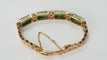 Bracelet Bracelet Vintage Or Jaune Diamants Jade 58 Facettes 31739