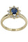 Bague 53 BAGUE MARGUERITE TOPAZE ET DIAMANTS 58 Facettes 056871