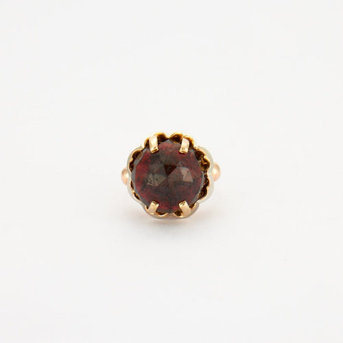 Bague 44 Bague en Or jaune, Grenat 58 Facettes