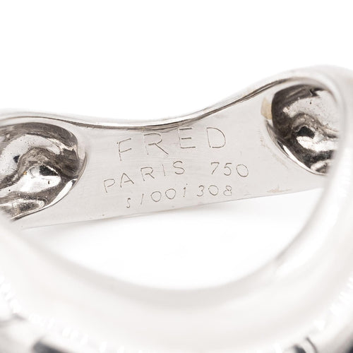 Bague 52 Fred Bague Mouvementé Or blanc 58 Facettes 577684CN