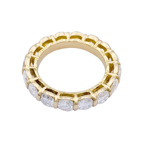 Bague 48 Alliance or jaune, diamants. 58 Facettes 32605