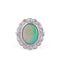 Bague Bague diamants, opale 58 Facettes 1