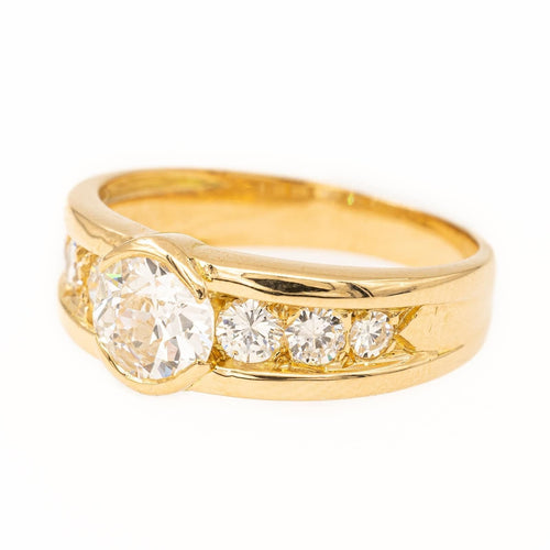 Bague 52 Bague Jonc Or jaune Diamant 58 Facettes 2227410CN