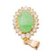Pendentif Pendentif Or jaune Jade Jadéite 58 Facettes 2432023CN