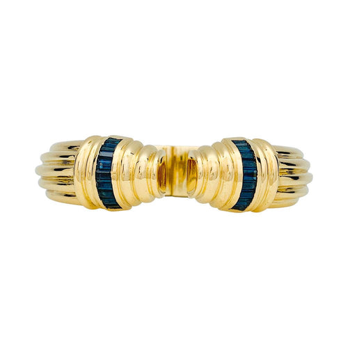 Bracelet Bracelet Vintage or jaune saphirs. 58 Facettes 31493