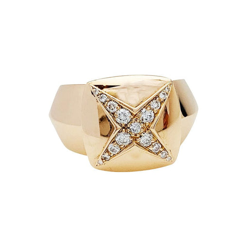 Bague 50 Bague Mauboussin, "Etoile Divine", en or jaune. 58 Facettes 30780