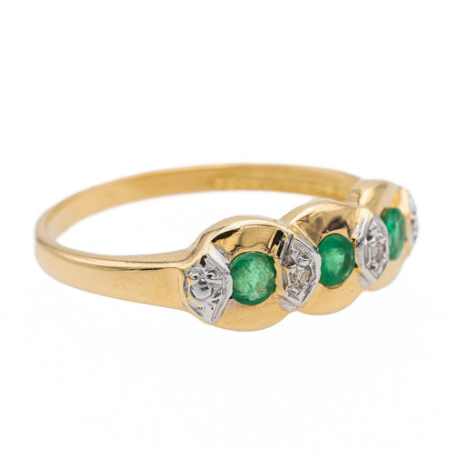 Bague 54 Bague Or jaune Emeraude 58 Facettes 2679577CN