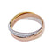 Bague 48 Bague Cartier, "Trinity", 3 ors, diamants. 58 Facettes 32462