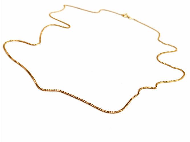 Collier Collier Maille gourmette Or jaune 58 Facettes 1161949CD
