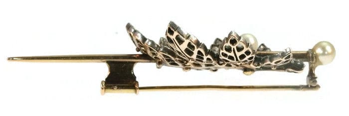 Broche Broche diamant, perle 58 Facettes 13361-0011