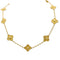 Collier Collier Van Cleef & Arpels, "Vintage Alhambra", or jaune. 58 Facettes 32865