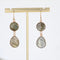 Boucles d'oreilles Pendants d'oreilles labradorites 58 Facettes 21-554A