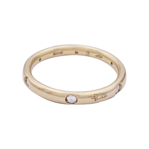 Bague 51 Bague Pomellato, "Lucciole", or rose, diamants. 58 Facettes 32981