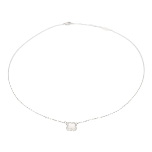 Collier Mauboussin Collier Trèfle de Toi Or blanc Nacre 58 Facettes 2542129CN