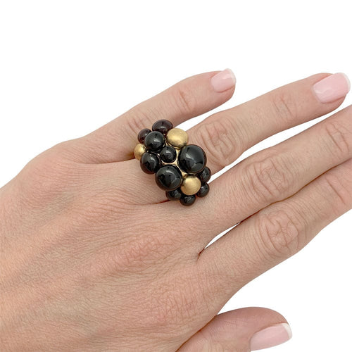 Bague 51 Bague Pomellato, "Mora", or jaune, grenats. 58 Facettes 31002