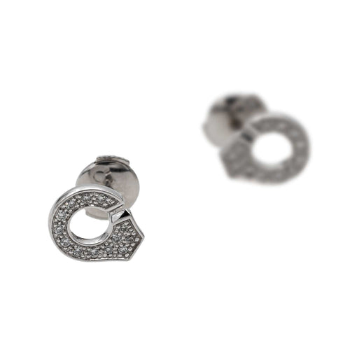 Boucles d'oreilles Dinh Van Boucles d'oreilles Menottes Or blanc Diamant 58 Facettes 2773203CN