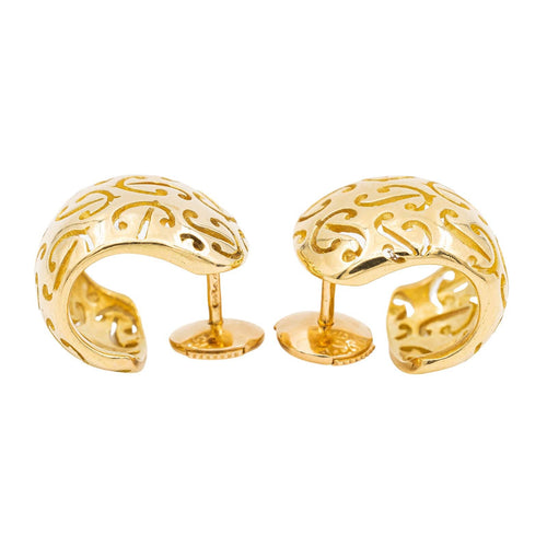 Boucles d'oreilles Poiray Boucles d'oreilles Or jaune 58 Facettes 2406716CN