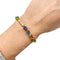 Bracelet Bracelet Bulgari, "Allegra", or jaune, diamants, pierres de couleurs. 58 Facettes 31100