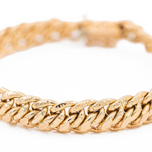 Bracelet Bracelet Maille sorcière Or rose 58 Facettes 2210179CN