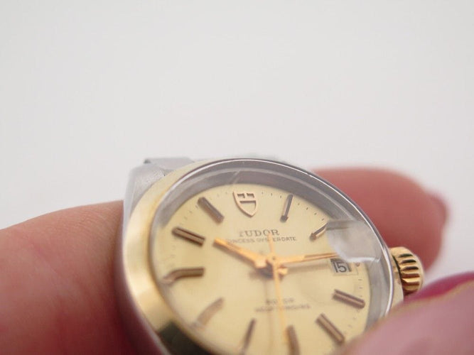 Montre vintage montre TUDOR BY ROLEX princess oysterdate 24 mm automatique 58 Facettes 256589