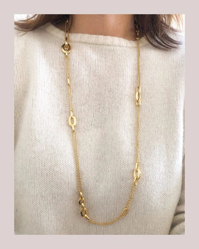 Collier Sautoir or jaune de la maison Pomellato 58 Facettes