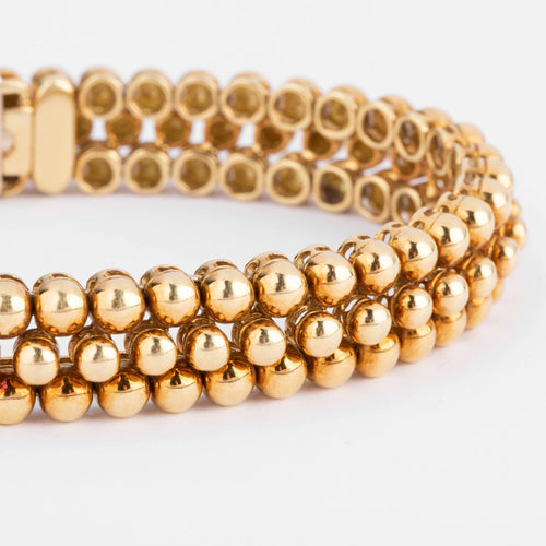 Bracelet Bracelet or jaune Boucheron collection Grains de Raisin 58 Facettes