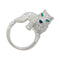 Bague 51 Bague Haute Joaillerie Cartier, "Panthère de Cartier", or blanc, diamants. 58 Facettes 31543