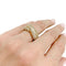 Bague 52 Bague "Croisée" en or jaune et diamants. 58 Facettes 31950