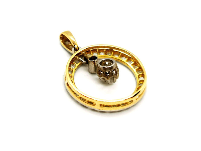 Pendentif Pendentif Or blanc Diamant 58 Facettes 1176284CN