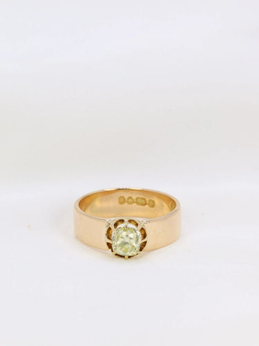 Bague Bague Or jaune Diamant coussin 58 Facettes 903