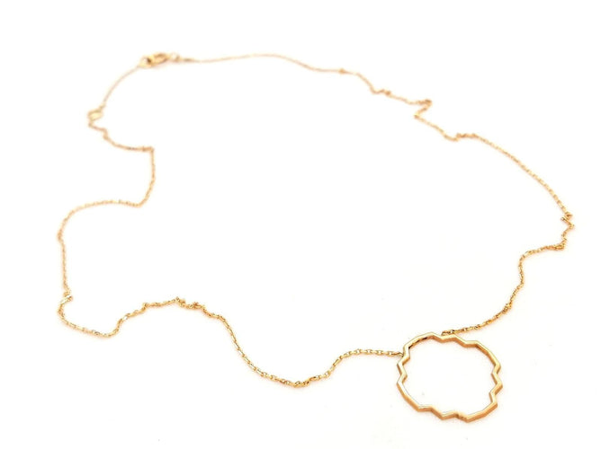 Collier Collier Transparence Or rose 58 Facettes 578909RV
