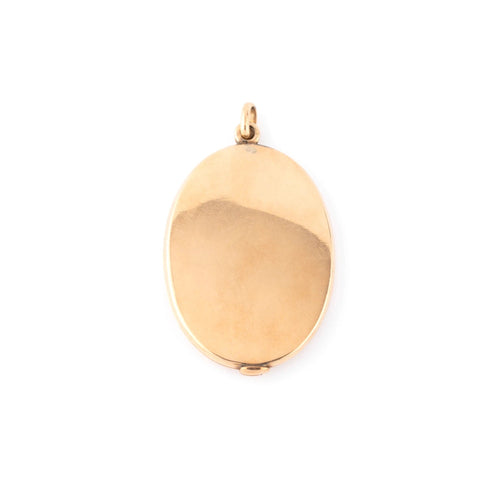 Pendentif Pendentif en or jaune oval 58 Facettes