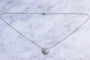 Collier Collier pendentif vintage en or blanc et diamants 58 Facettes