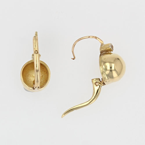 Boucles d'oreilles Boucles d'oreilles brisures or jaune diamants 58 Facettes 22-305B