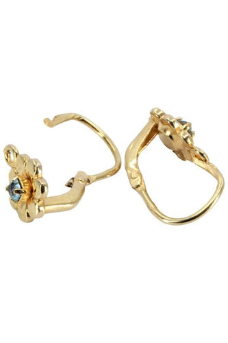 Boucles d'oreilles DORMEUSES FLEURS ENFANT 58 Facettes 046271