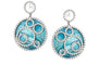 Boucles d'oreilles Boucles d'oreilles Fulvio Mello Circle Or blanc Diamants 58 Facettes 36100191