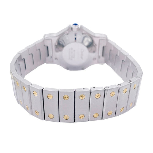 Montre Montre Cartier, "Santos Octogonale", acier et or. 58 Facettes 33048