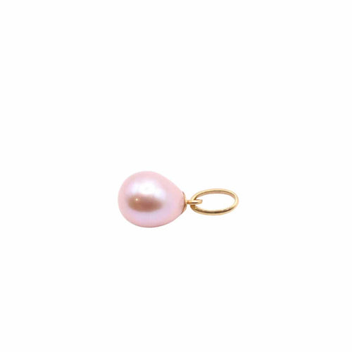 Pendentif Pendentif Perle rose goutte sur or jaune 58 Facettes