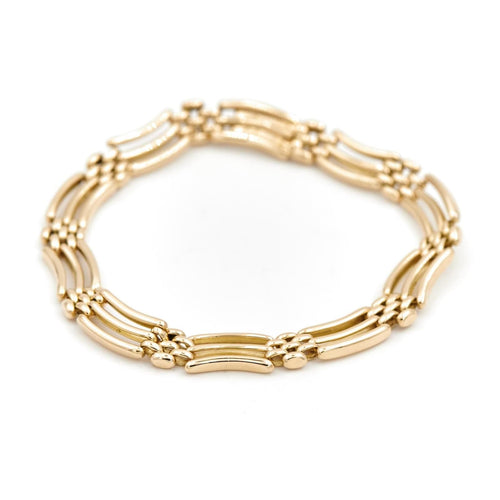 Bracelet Bracelet Maille grain de riz Or jaune 58 Facettes 1751365CN