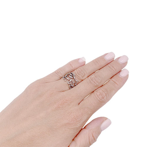 Bague 51 Bague H.Stern, "Nature", or, diamants. 58 Facettes 32998