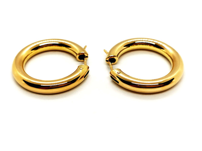 Boucles d'oreilles Boucles d'oreilles Créoles Or jaune 58 Facettes 1351520CN