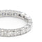 Bague 59 Bague Alliance américaine Platine Diamant 58 Facettes 1875647CN