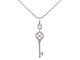 Collier collier pendentif TIFFANY & CO cle rosace platine diamants 58 Facettes 248507