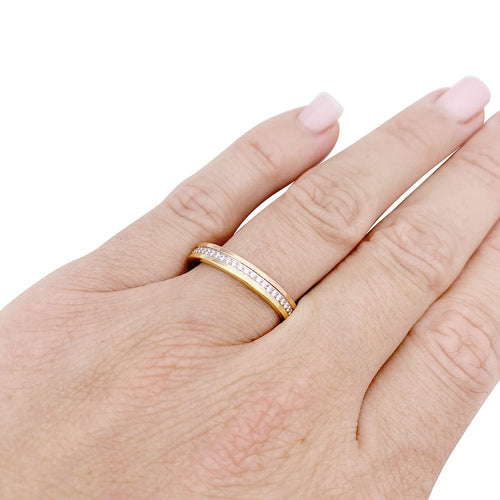 Bague 59 Alliance Cartier "Vendôme Louis Cartier", trois ors et diamants. 58 Facettes 33409