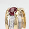 Bague 56 Bague rubis diamants 2 ors 58 Facettes 21-342-56