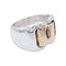 Bague 49 Bague Hermès, "Bakuba", or jaune, argent. 58 Facettes 32721