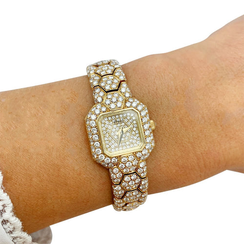 Montre Montre Piaget "Glancy" en or jaune et diamants. 58 Facettes 30890