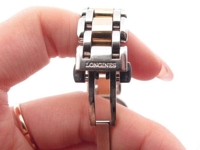 Montre montre LONGINES prima luna 26 mm quartz acier et or diamants 58 Facettes 257756