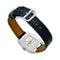 Montre Montre Hermès modèle "Cape Cod Tonneau" en acier et diamants sur cuir. 58 Facettes 29525
