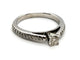 Bague 53 Bague Solitaire Or blanc Diamant 58 Facettes 1161915CN